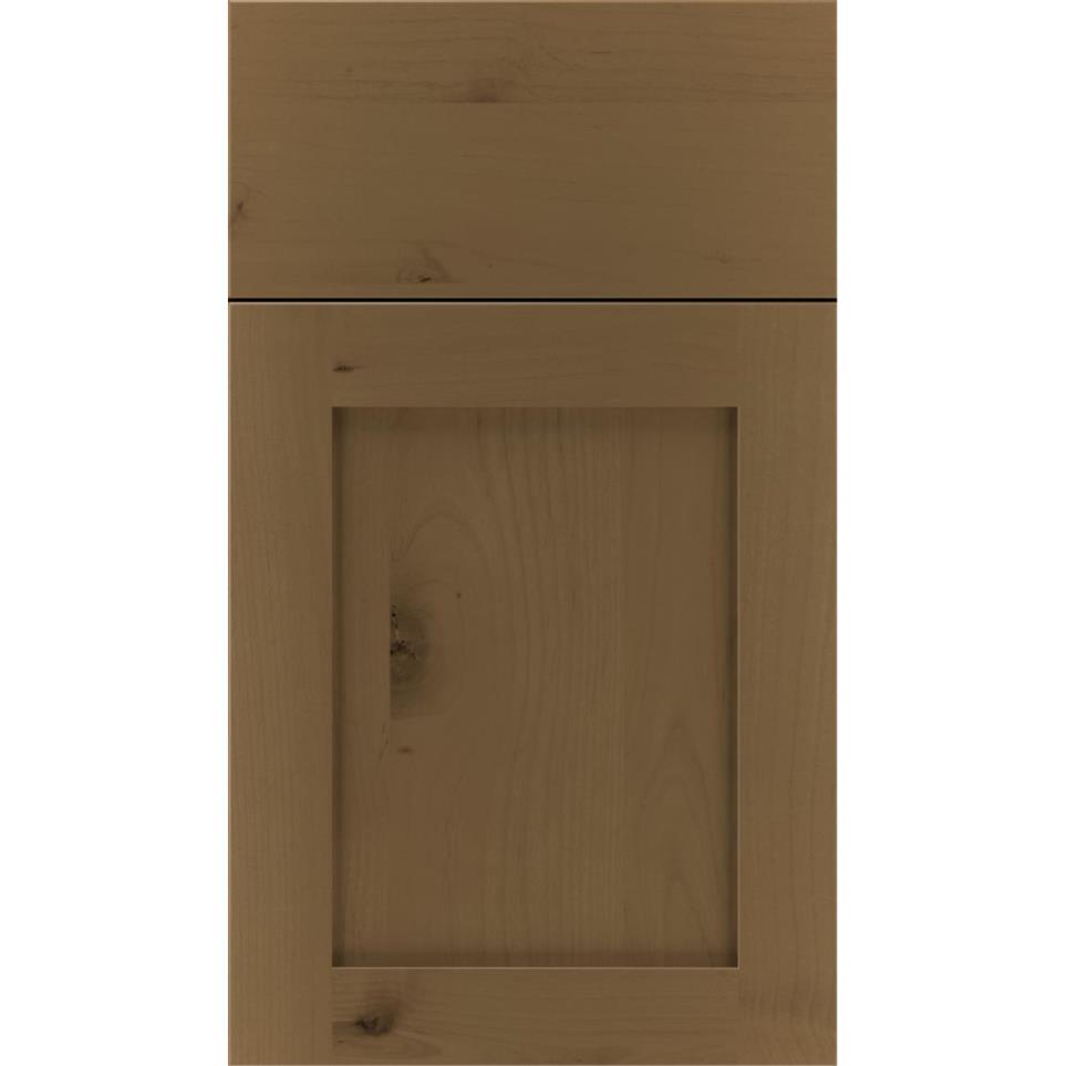 Square Frappe Medium Finish Square Cabinets