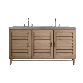 Base with Sink Top Whitewashed Walnut Light Finish Vanities