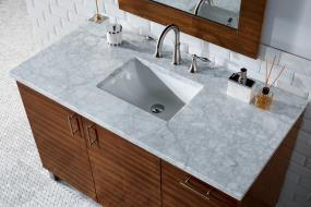 Base with Sink Top American Walnut Medium Finish Vanities