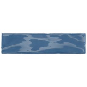 Tile Blue Wave Glossy Blue Tile