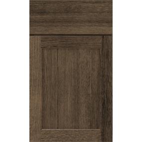 Square Buckskin Roan Dark Finish Square Cabinets