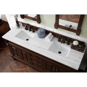 Base with Sink Top Burnished Mahogany Dark Finish Vanities