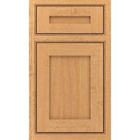 Square Natural Light Finish Square Cabinets