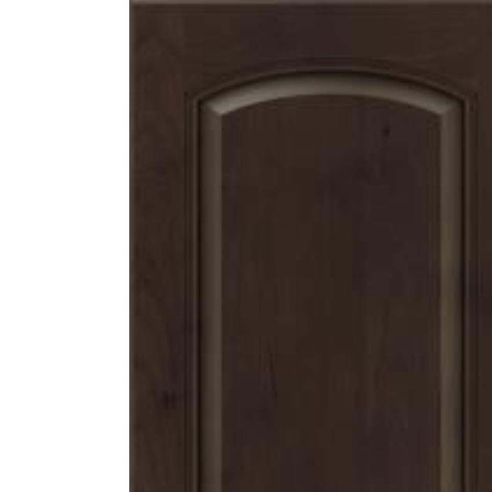 Arch Thatch Dark Finish Arch Cabinets