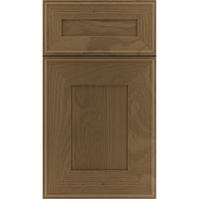 Square Frappe Medium Finish Square Cabinets