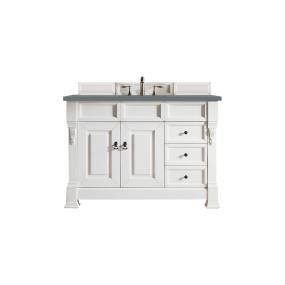 Base with Sink Top Bright White White Vanities