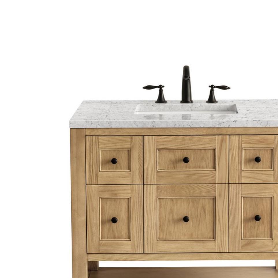 Base with Sink Top Light Oak Light Finish Vanities