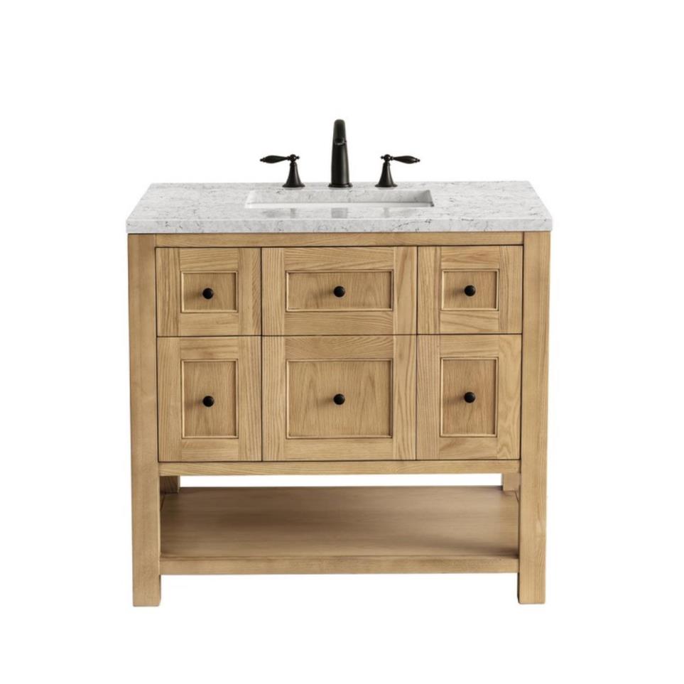 Base with Sink Top Light Oak Light Finish Vanities