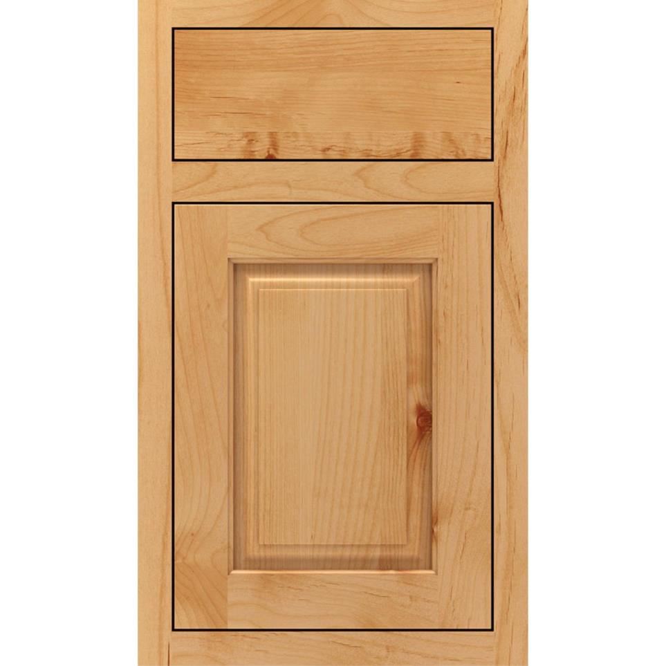 Square Natural Light Finish Square Cabinets