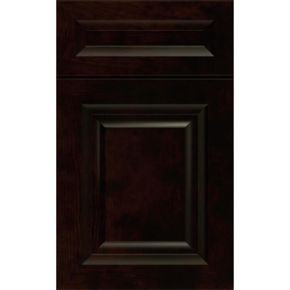 5 Piece Chocolate Dark Finish 5 Piece Cabinets