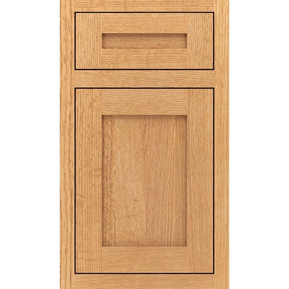 Square Natural Light Finish Square Cabinets