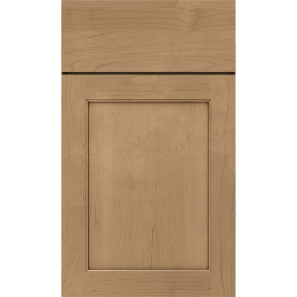 Square Buckskin Medium Finish Square Cabinets