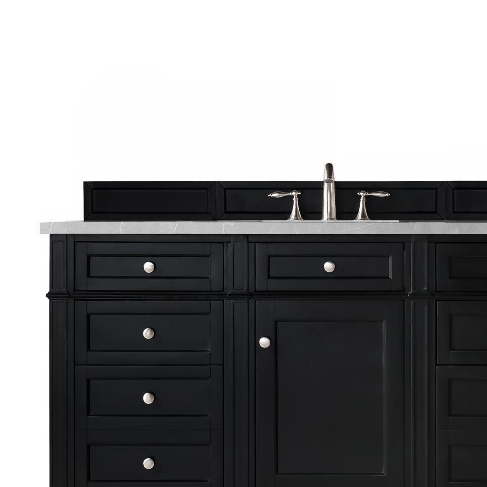 Base with Sink Top Black Onyx Grey / Black Vanities