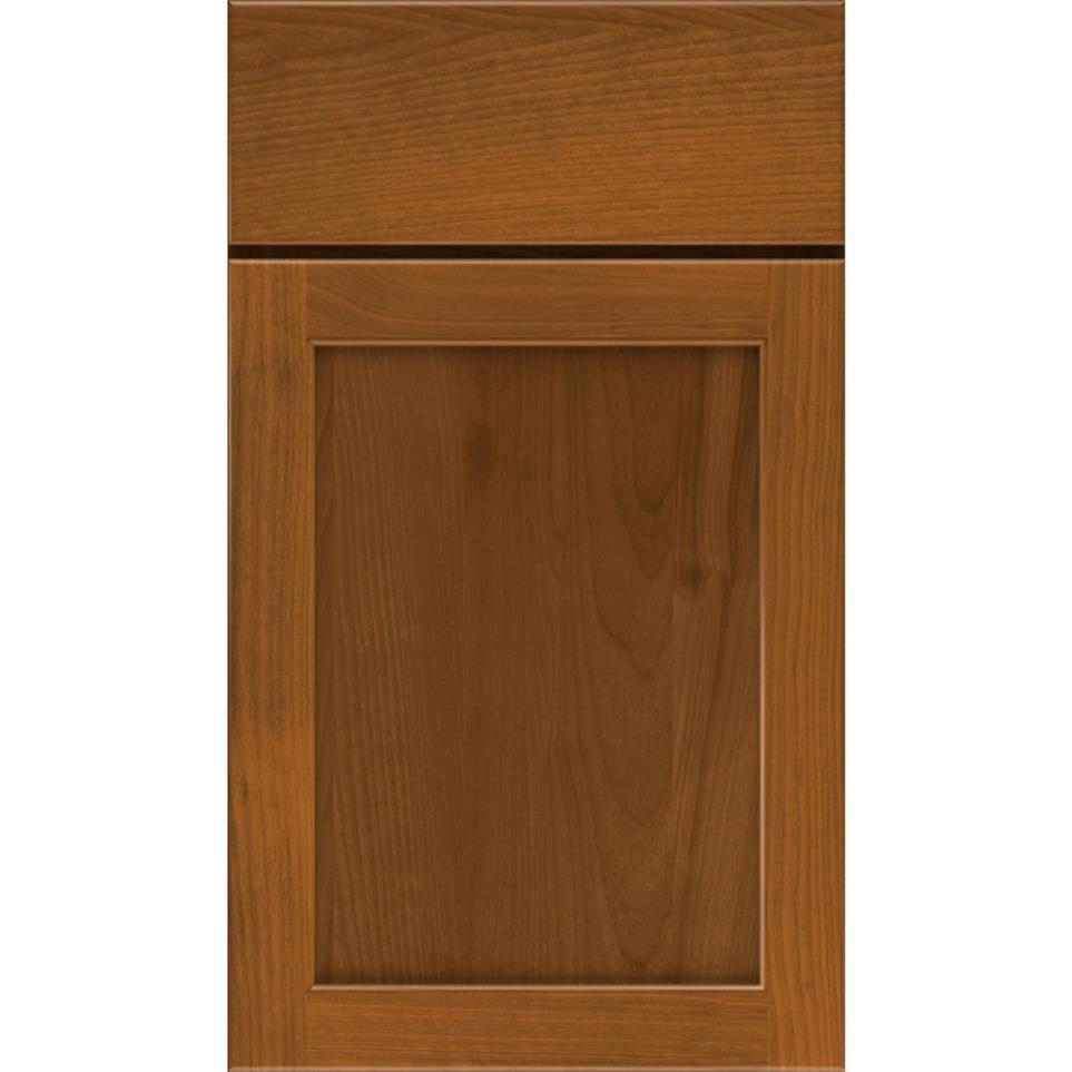 Square Saddle Medium Finish Square Cabinets