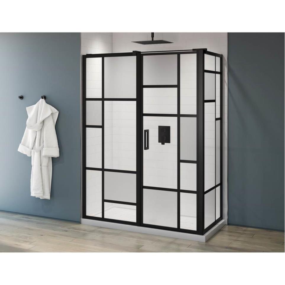 Door Matte Black/Mist/Clear Black Showers