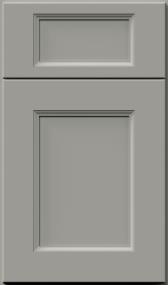 Square Nickel                         Paint - Grey Square Cabinets