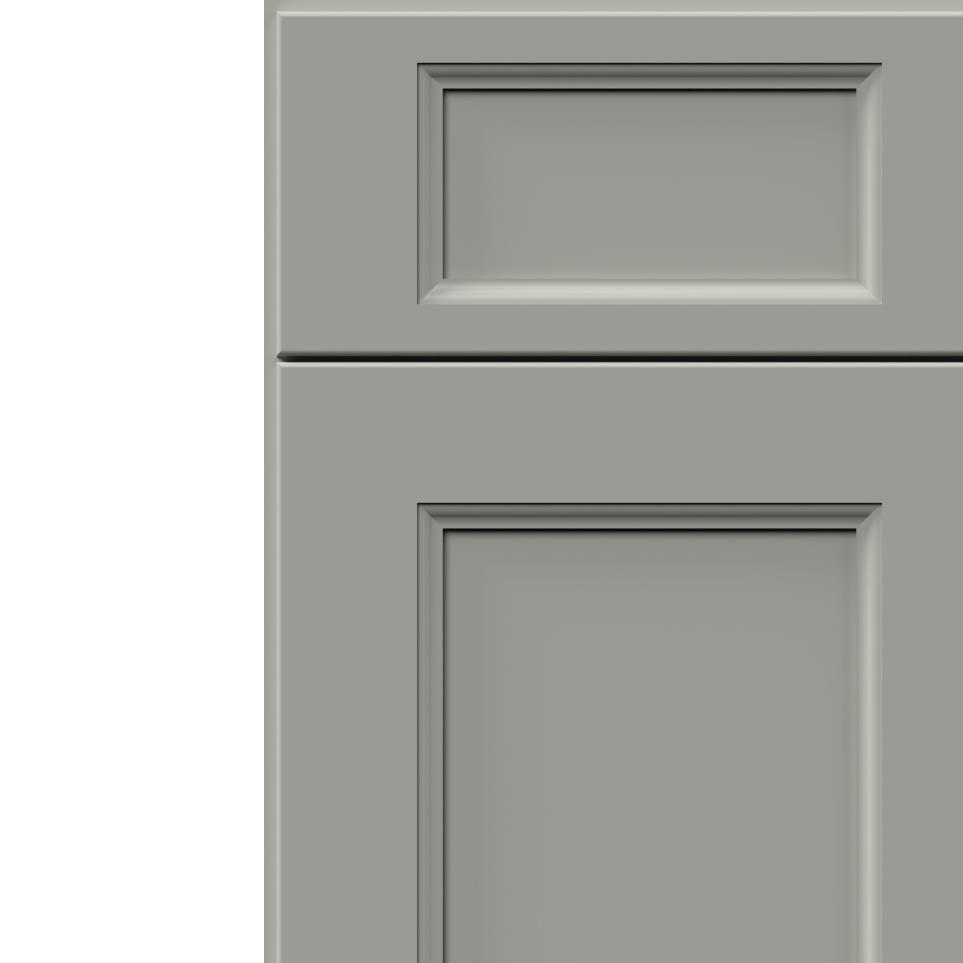 Square Nickel                         Paint - Grey Square Cabinets