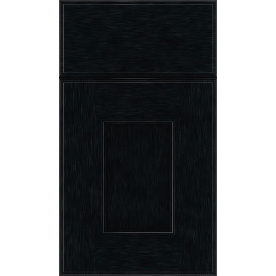 Square Weathered Slate Dark Finish Square Cabinets