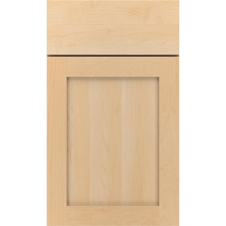 Square Natural Light Finish Square Cabinets