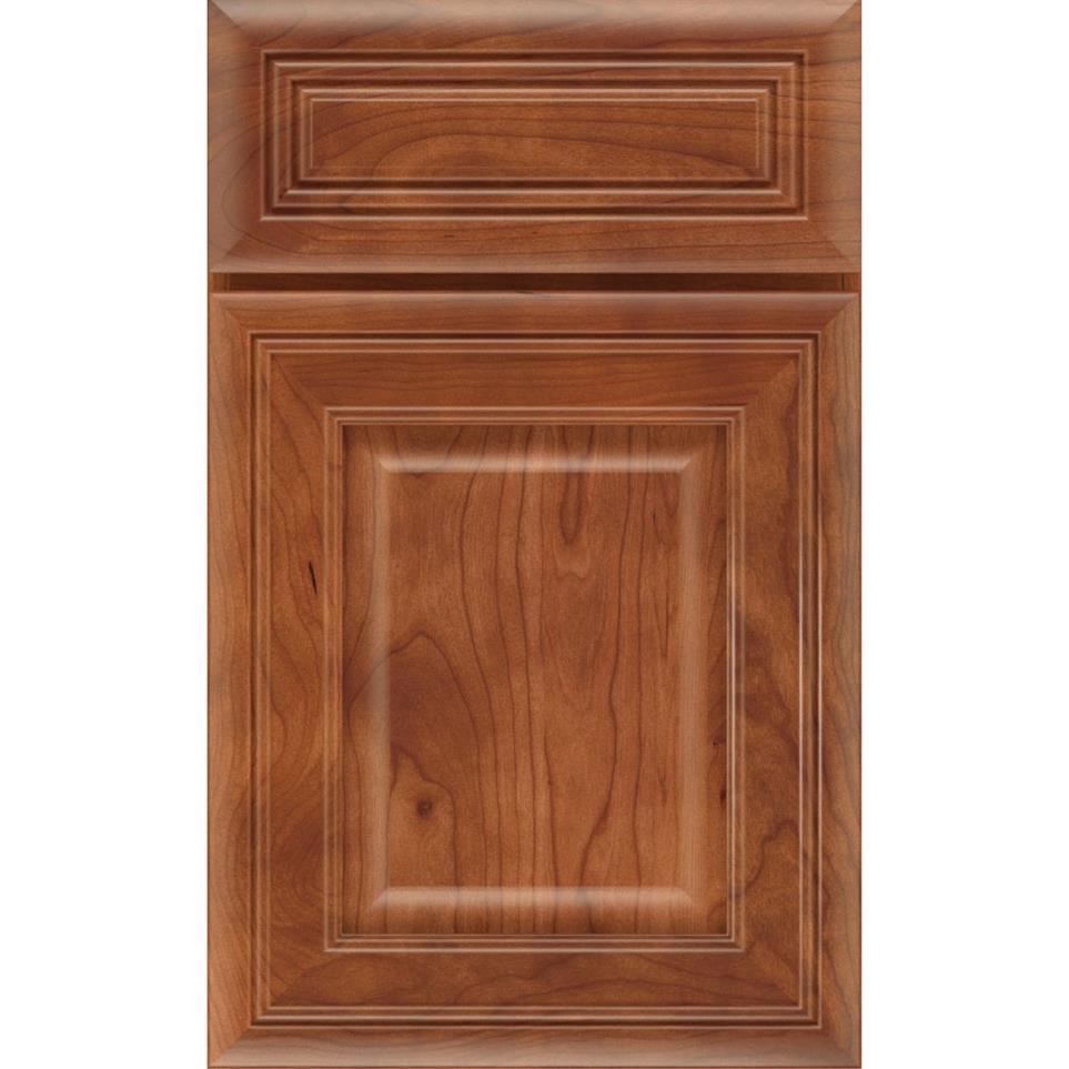 Square Cattail Medium Finish Square Cabinets