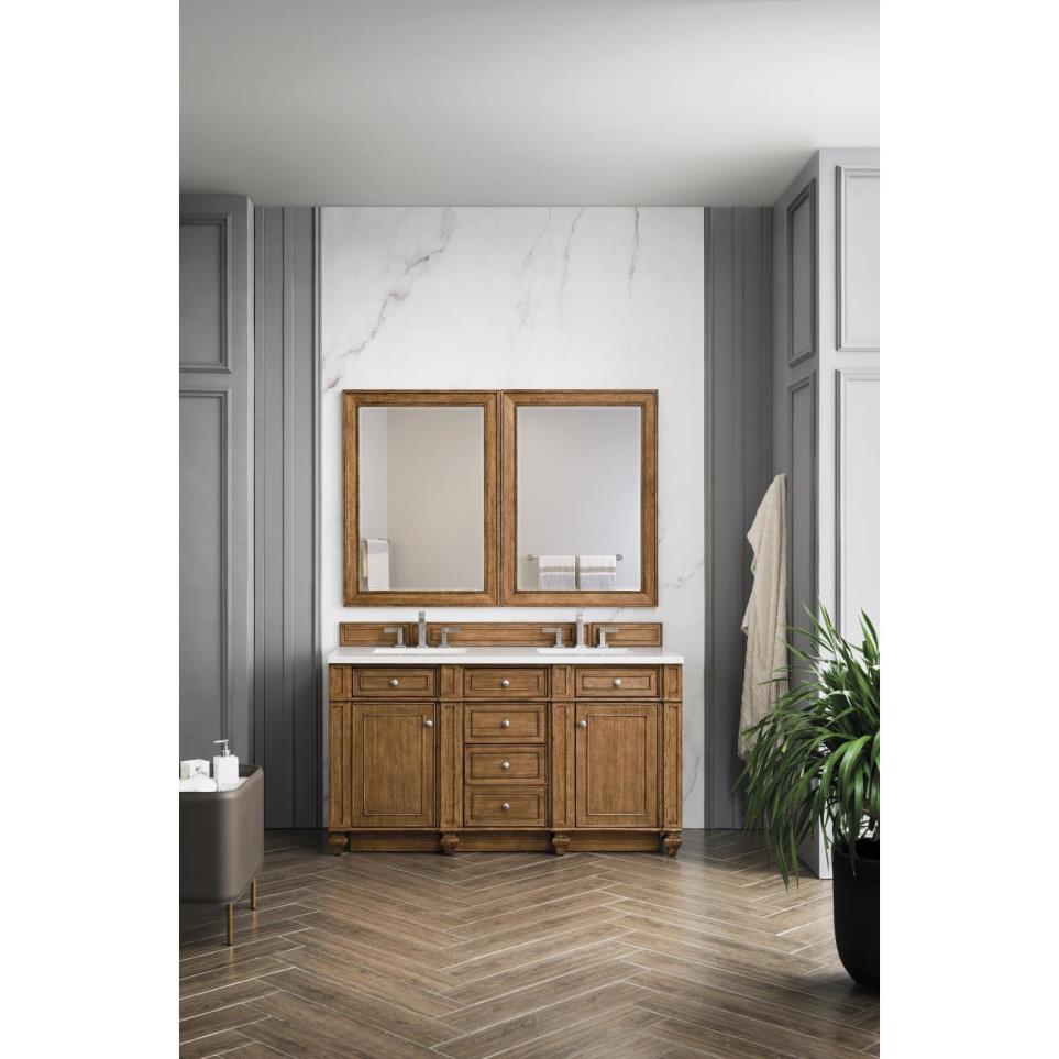Base with Sink Top Saddle Brown Medium Finish Vanities