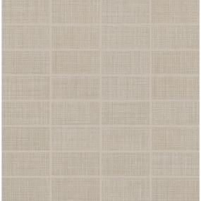 Mosaic Modern Textile Taupe Matte Beige/Tan Tile