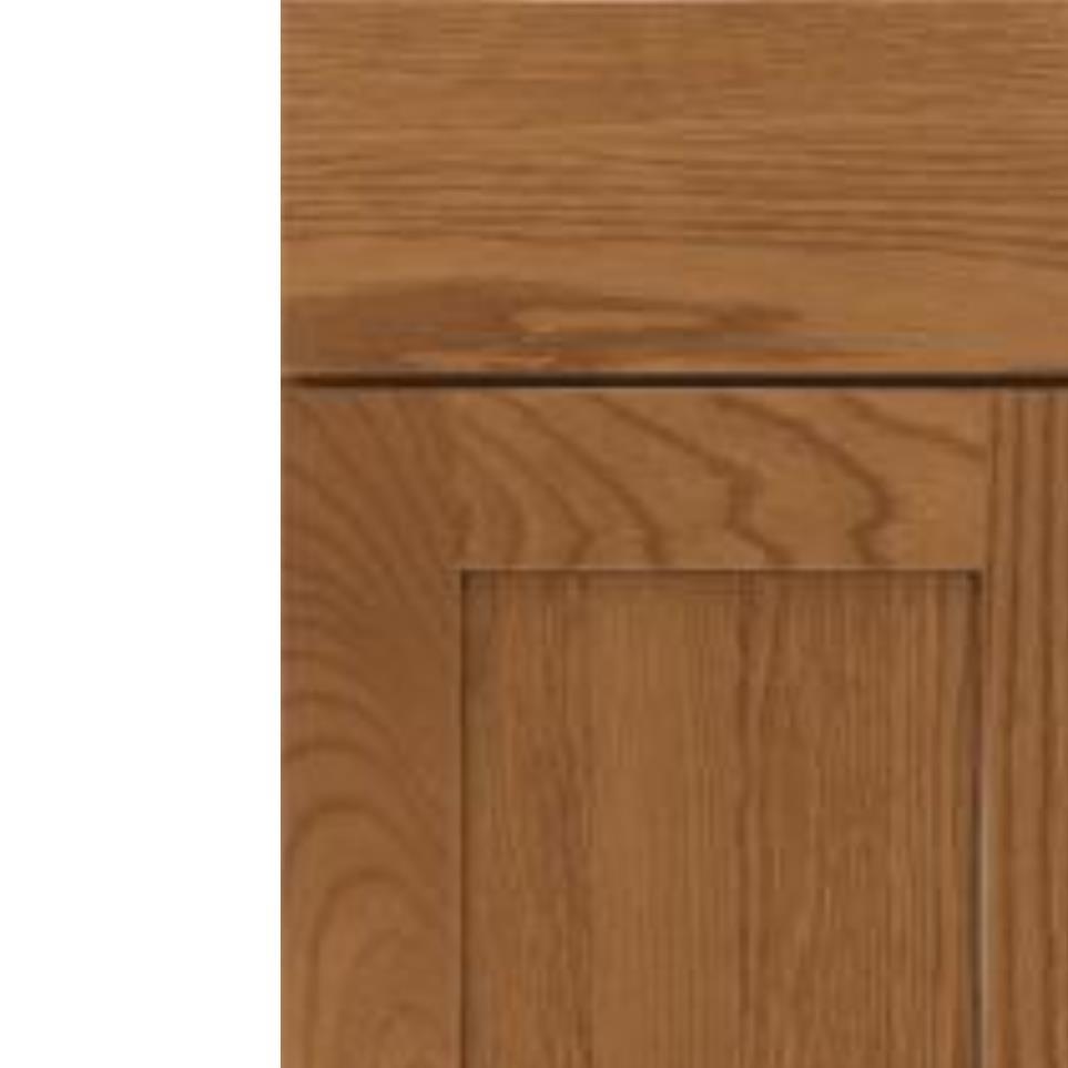 Square Palomino Medium Finish Square Cabinets