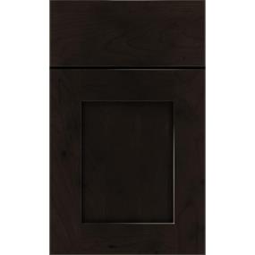 Square Thatch Dark Finish Square Cabinets