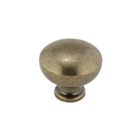 Knob Burnished Brass Brass / Gold Knobs