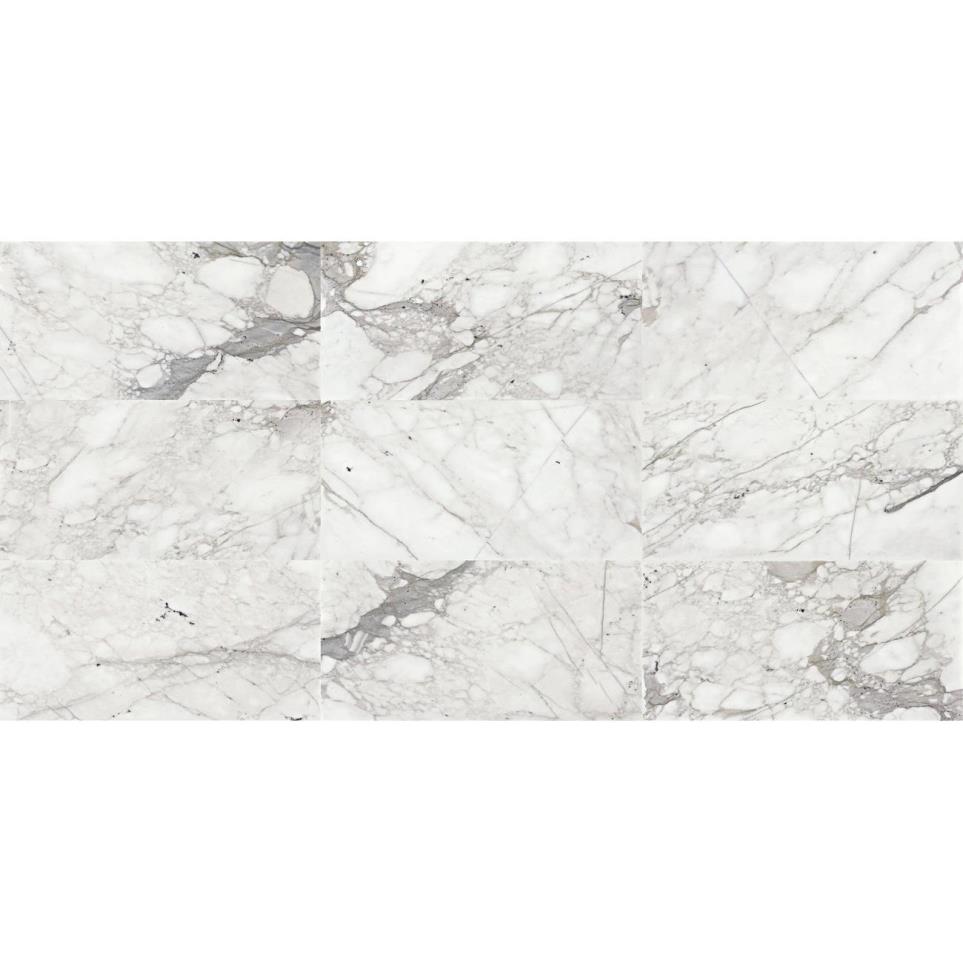 Tile Venetian Calacatta Honed Gray Tile