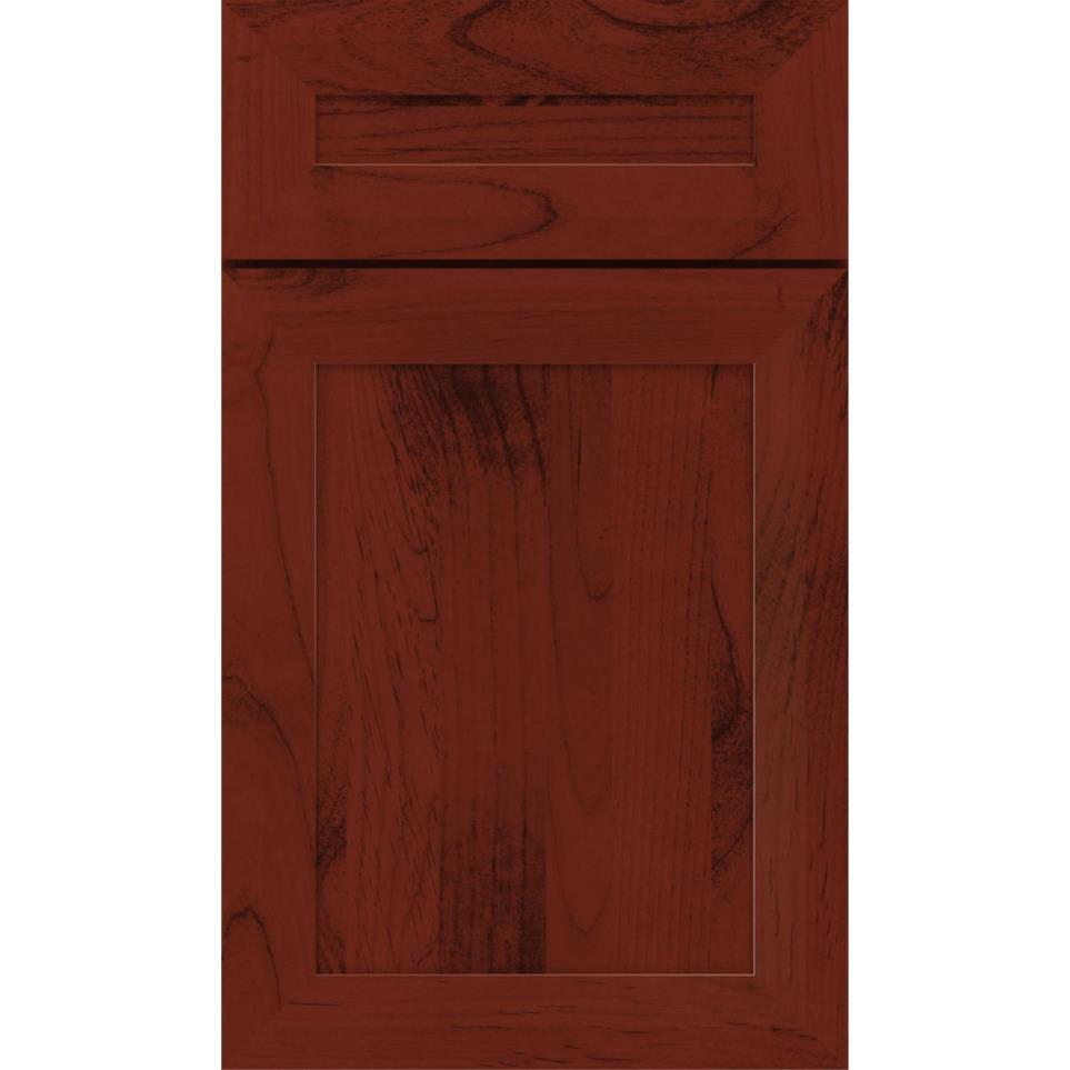 5 Piece Marsala Dark Finish 5 Piece Cabinets