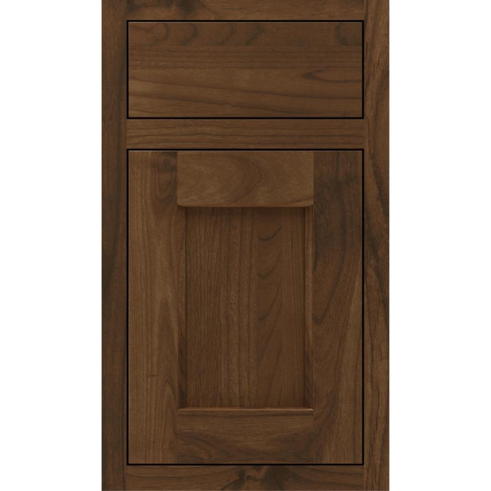 Square Mink Dark Finish Square Cabinets