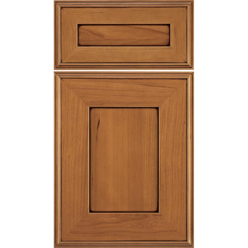 Square Ginger Mocha Glaze Glaze - Stain Square Cabinets