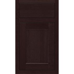 Square Teaberry Dark Finish Square Cabinets