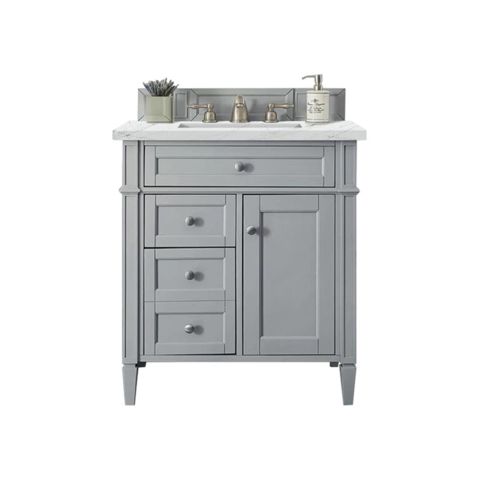 Base with Sink Top Urban Gray Grey / Black Vanities