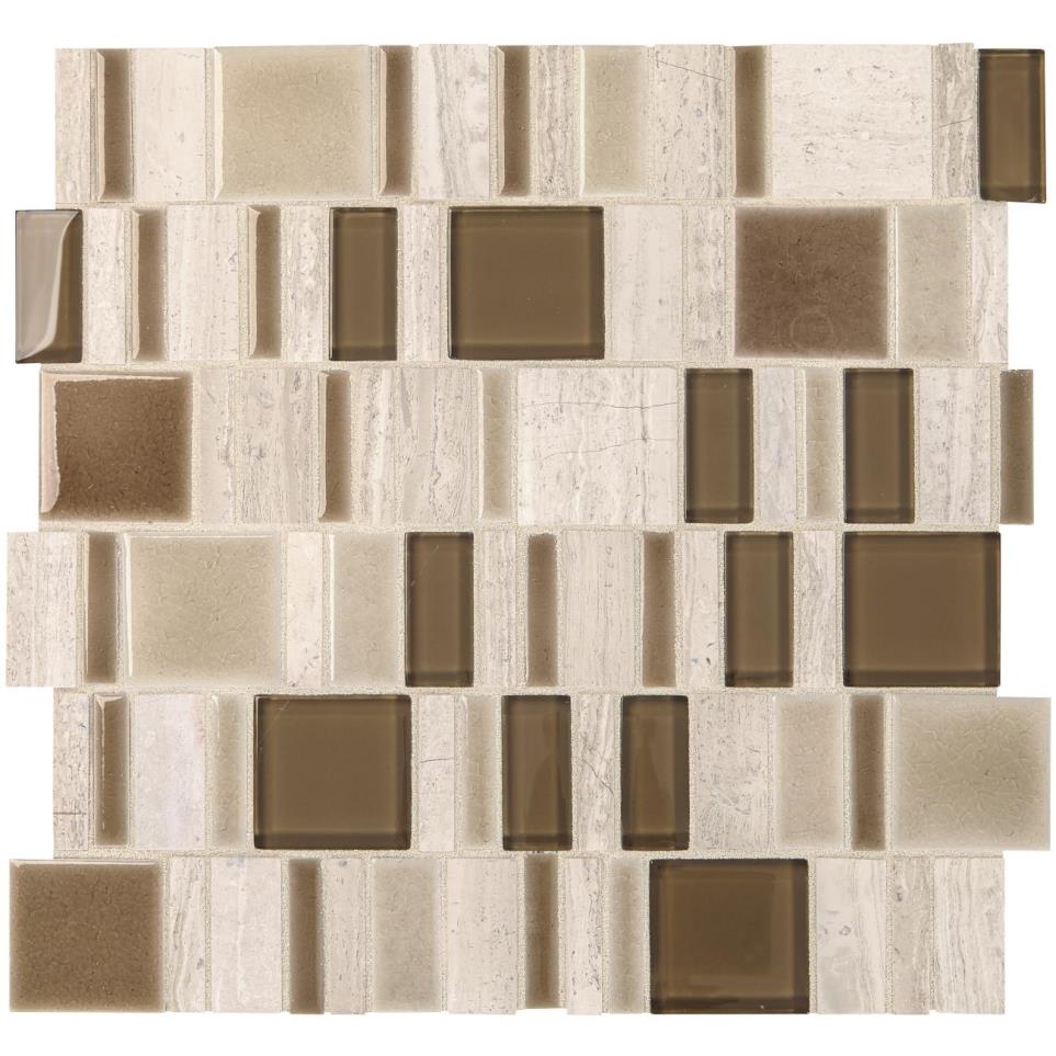 Mosaic Sandbox Matte Brown Tile