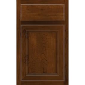 Square Tundra Dark Finish Square Cabinets