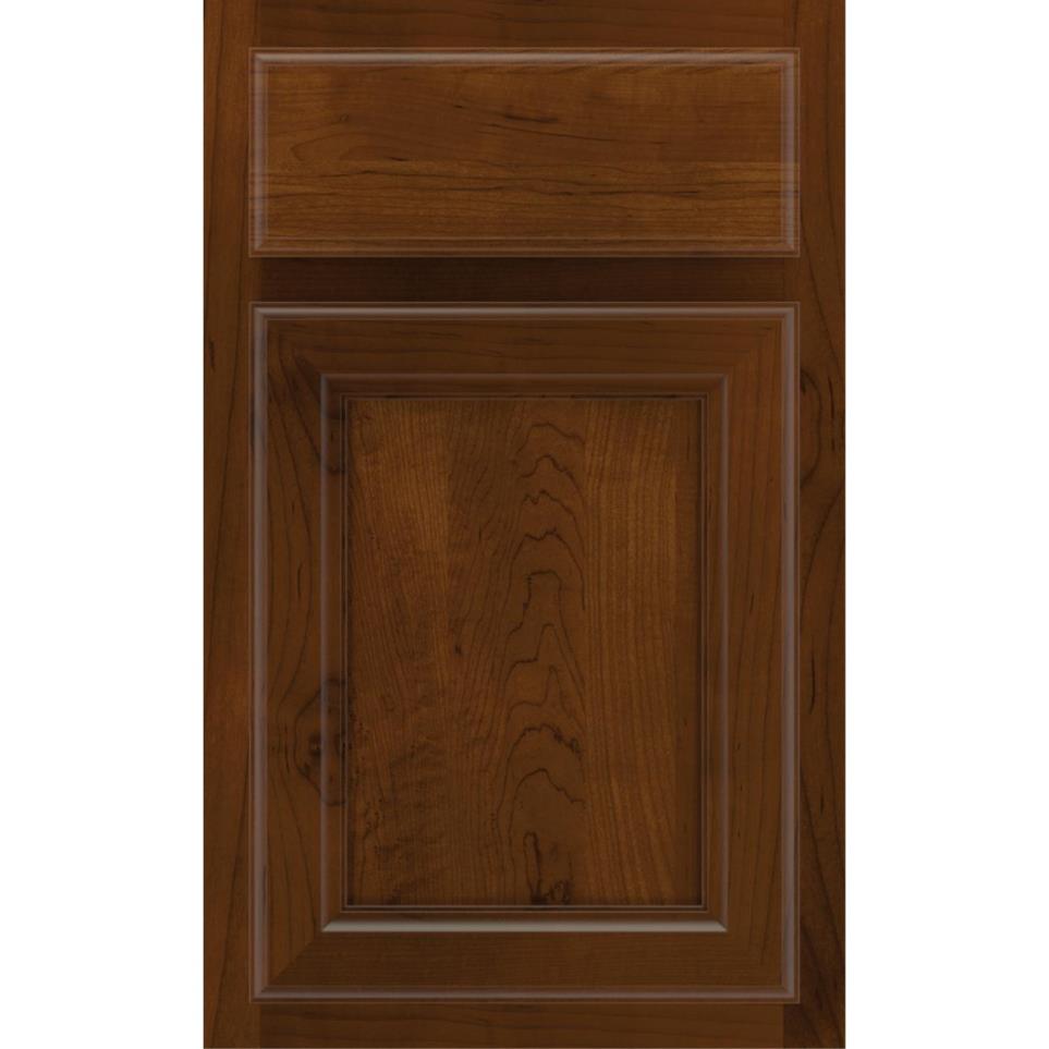 Square Tundra Dark Finish Square Cabinets