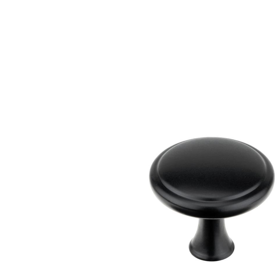 Knob Matte Black Black Knobs