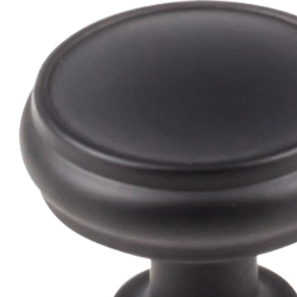 Knob Flat Black Black Knobs