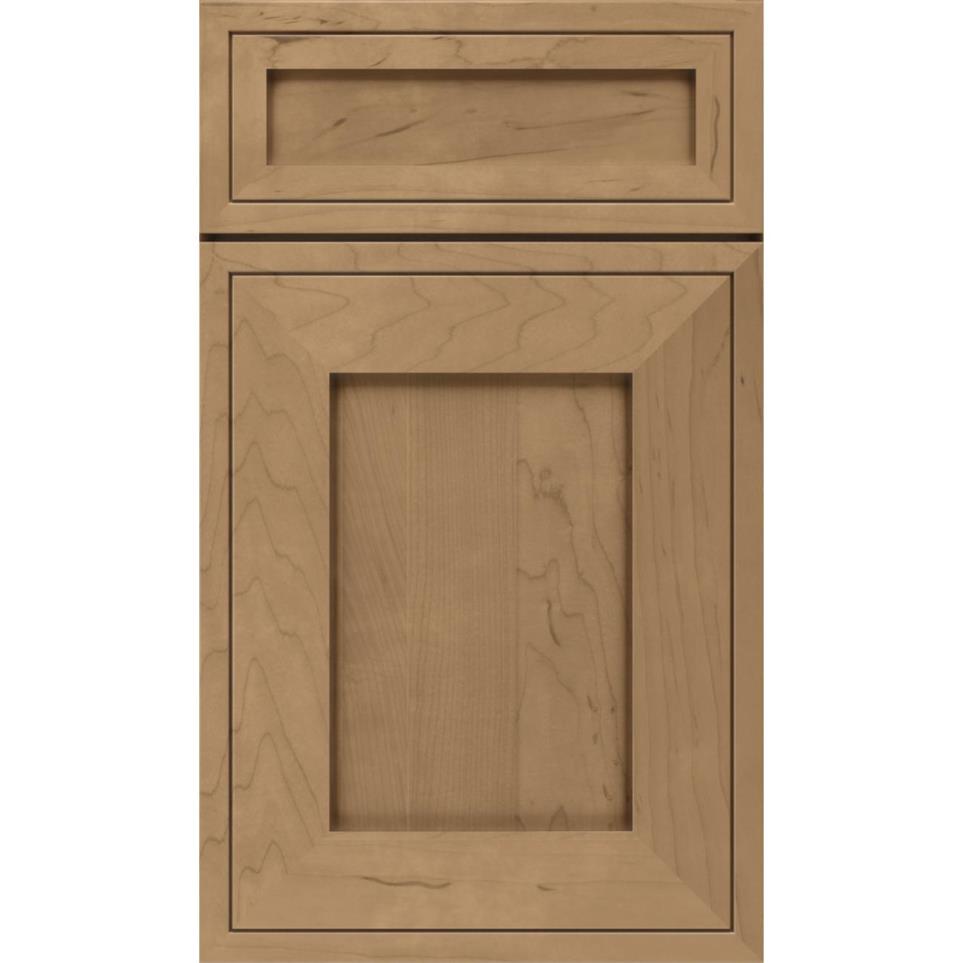 Square Gunny Medium Finish Square Cabinets