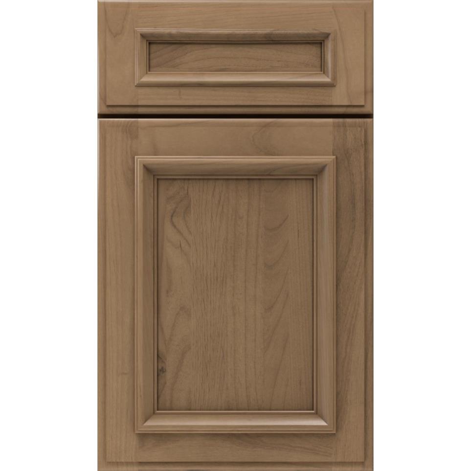 5 Piece Buckskin Medium Finish 5 Piece Cabinets