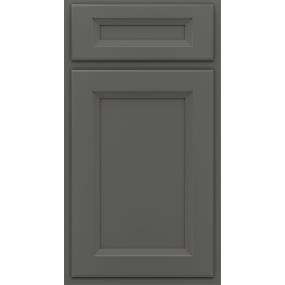 5 Piece Galaxy Brownstone Opaque Paint - Grey 5 Piece Cabinets