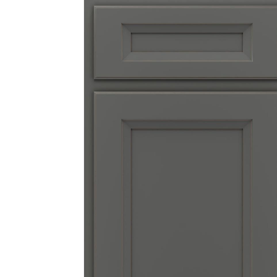 5 Piece Galaxy Brownstone Opaque Paint - Grey 5 Piece Cabinets