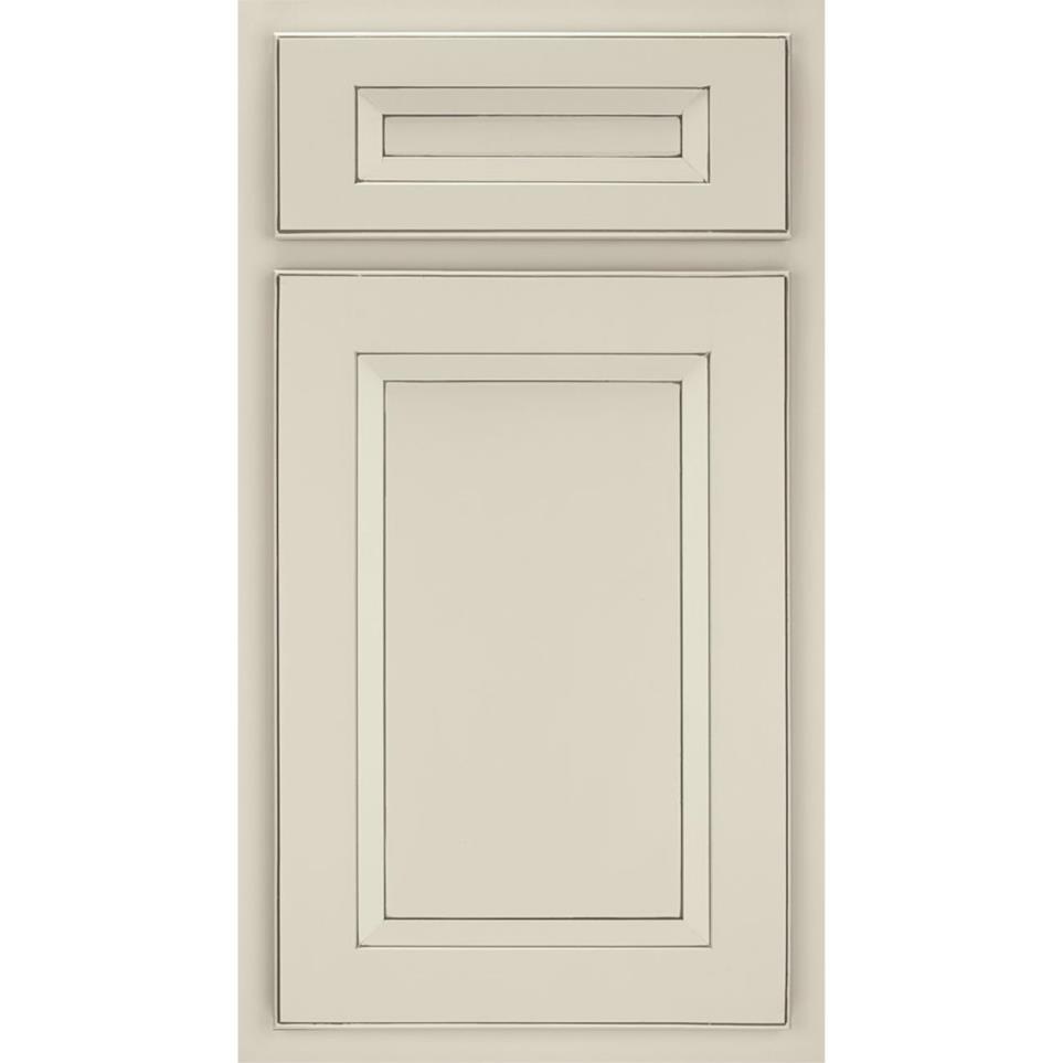 5 Piece Sand Dollar Brownstone Opaque Glaze - Paint 5 Piece Cabinets