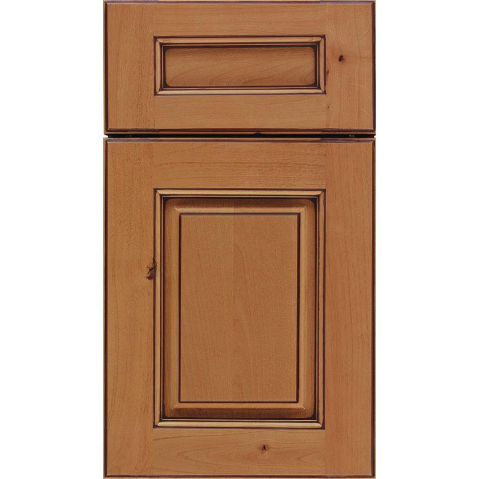 Square Ginger Mocha Glaze Glaze - Stain Square Cabinets