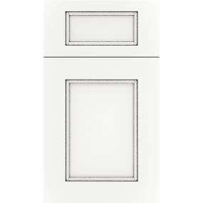 5 Piece Whitecap Black Glaze Glaze - Paint 5 Piece Cabinets