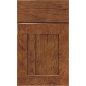 Square Cattail Medium Finish Square Cabinets