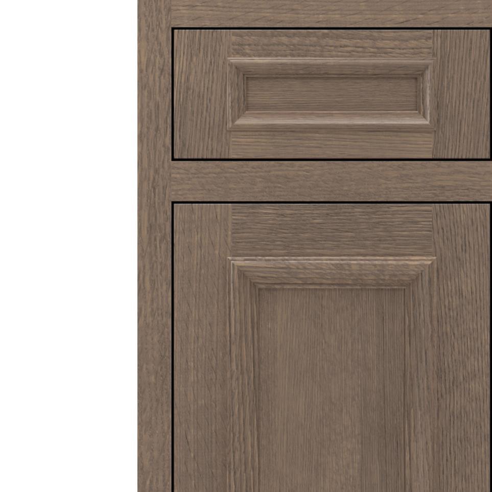 Square Cliff Medium Finish Square Cabinets