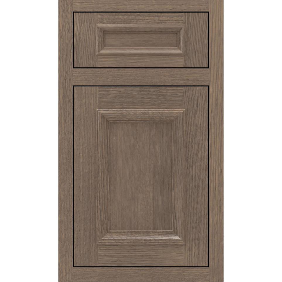 Square Cliff Medium Finish Square Cabinets